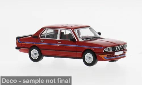 Brekina 871605 BMW M535i (E12), rot/Dekor, 1980