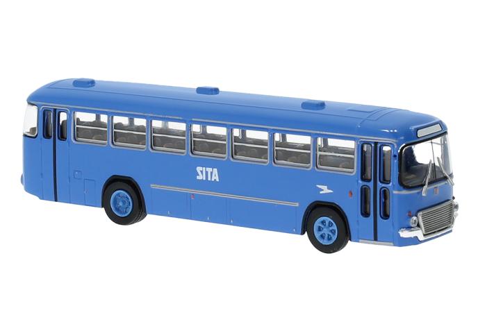 Brekina 96187 Fiat 306/3 Interurbano, blau, 1972, SITA, 1:87
