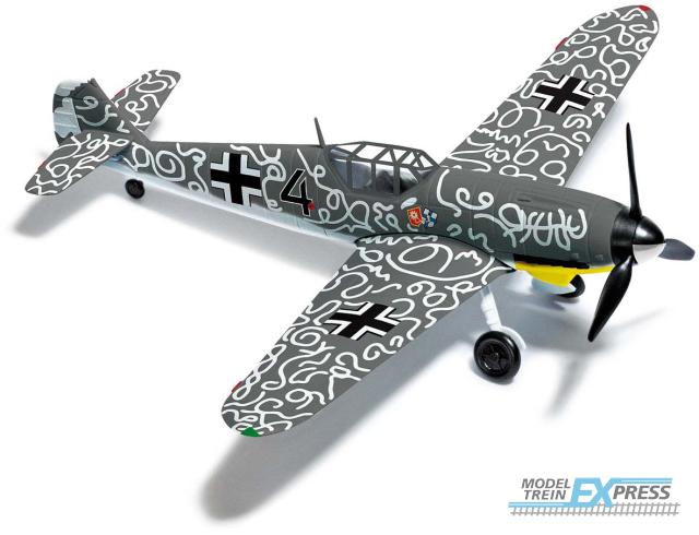 Busch autos 25022 1/87 MESSERSCHMITT BF 109 F4 SCHWARZE VIER 1939 (9/22) *