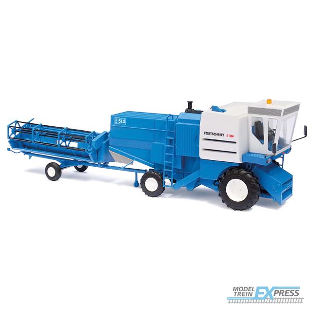 Busch autos 40183 1/87 MÄHDRESCHER FORTSCHRITT BLAU/ (08/25) *