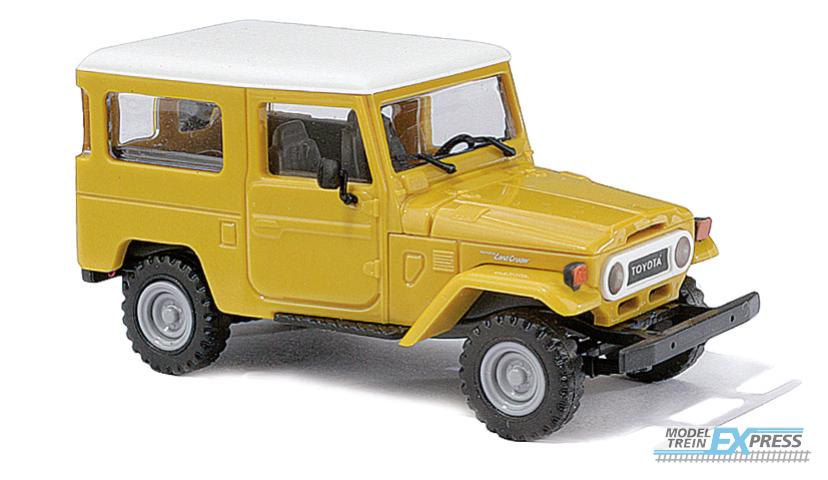 Busch autos 43034 1/87 TOYOTA LANDROVER CRUISER J4 OFFROAD GELB 1960