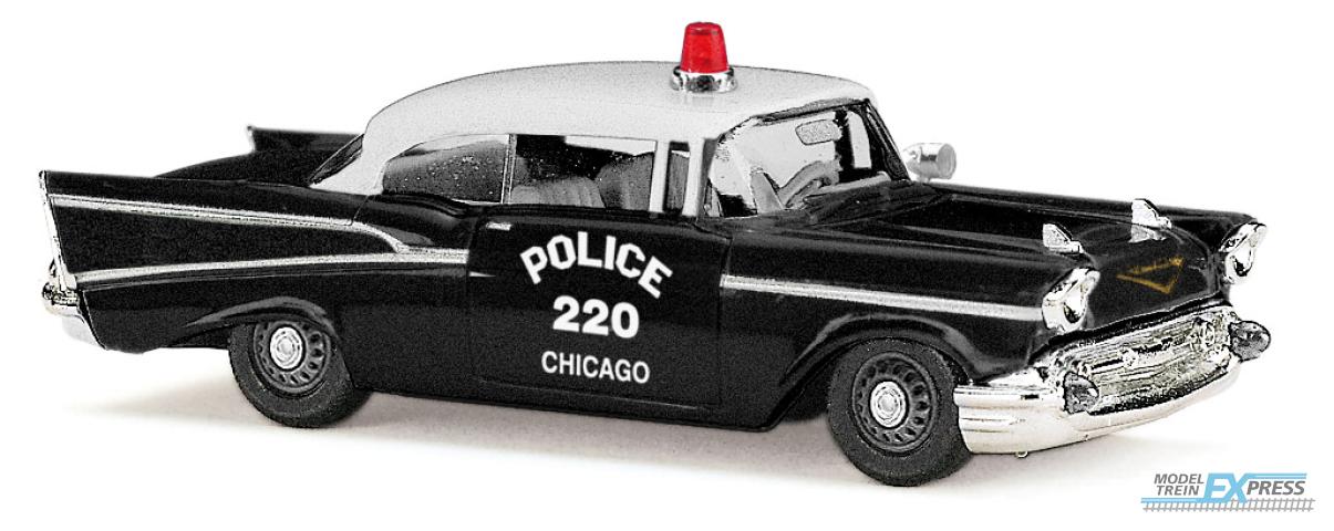 Busch autos 45018 1/87 CHEVROLET BEL AIR '57 CHICAGO POLICE 1957