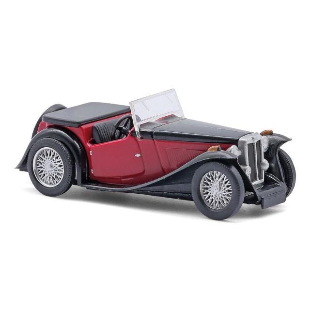 Busch autos 45919 1/87 MG MIDGET, SCHWARZ/ROT