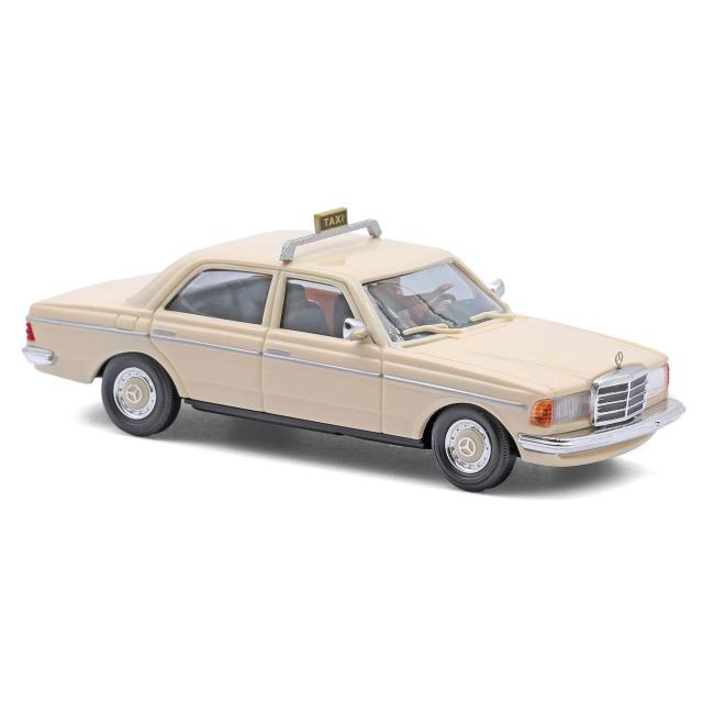 Busch autos 46876 1/87 MB W123, TAXI MIT FAHRER