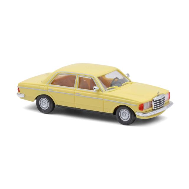 Busch autos 46952 MB W123 LIMO GELB H0
