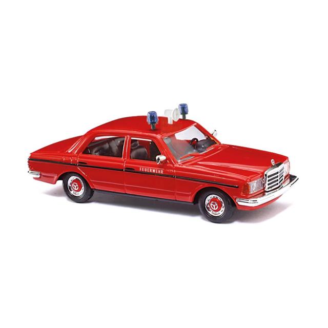 Busch autos 46990 MB W123 LIMO, FEUERWEHR H0