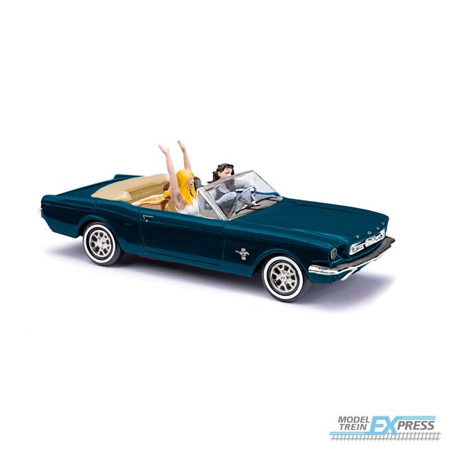 Busch autos 47528 1/87 FORD MUSTANG CABRIO OFFEN 1964