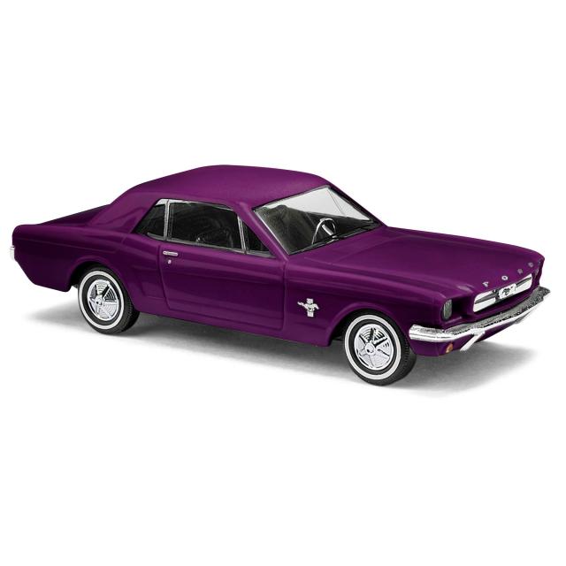 Busch autos 47559 1/87 FORD MUSTANG COUPÉ, LILA