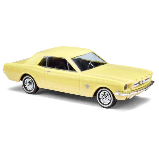 Busch autos 47566 1/87 FORD MUSTANG COUPÉ, GELB