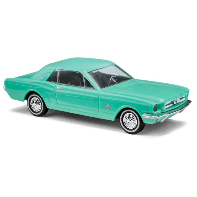 Busch autos 47567 1/87 FORD MUSTANG COUPÉ, GRÜN