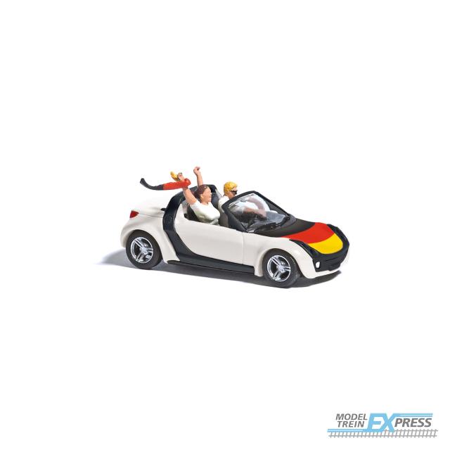 Busch autos 49308 1/87 SMART ROADSTER FUSSBALL FIEBER H0
