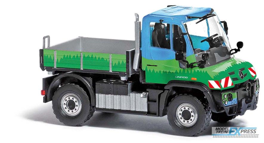 Busch autos 50931 1/87 MERCEDES-BENZ UNIMOG U 430 BAYER. WALD 2013 **