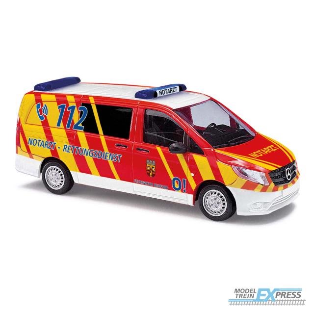 Busch autos 51136 1/87 MERCEDES VITO NOTARZT HERFORD 2014