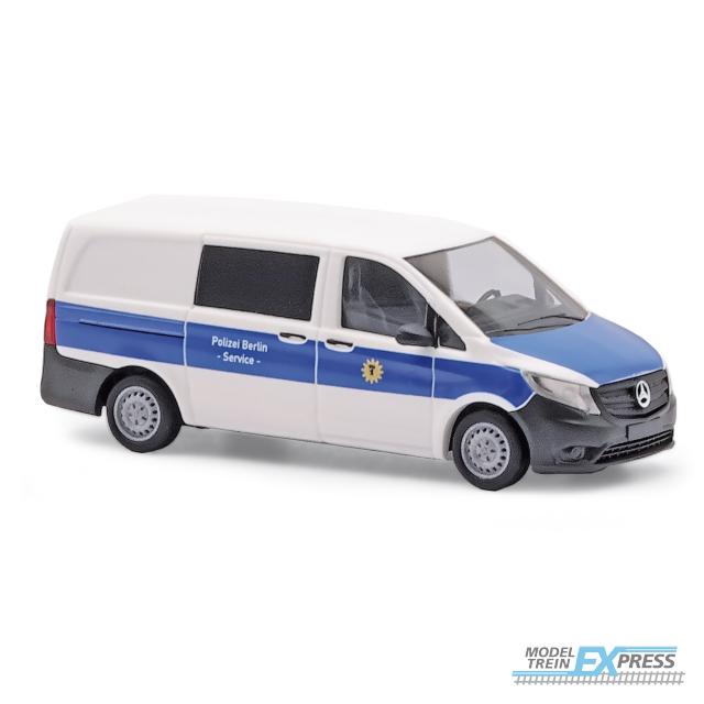 Busch autos 51158 1/87 MB VITO, POLIZEI BERLIN (04/25) *