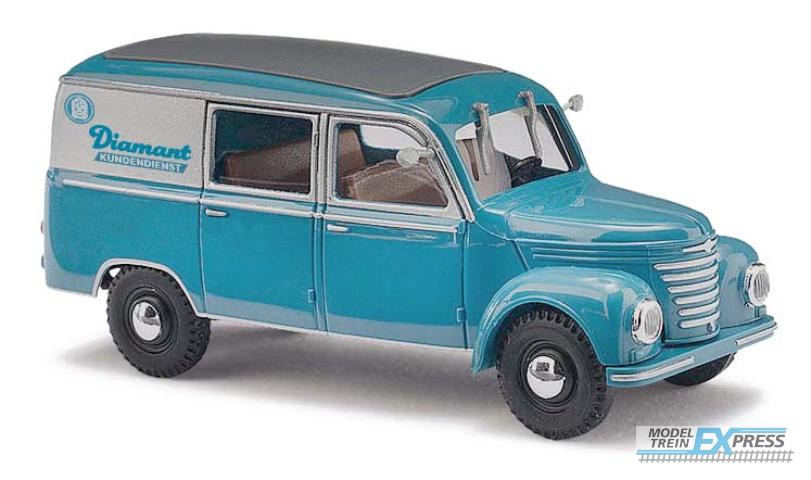 Busch autos 51285 1/87 FRAMO V901/2 HALBBUS KUNDENDIENST DIAMANT