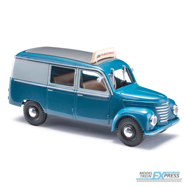 Busch autos 51286 1/87 FRAMO V901/2 ADMV STRAßENHILFSDIENS 1954