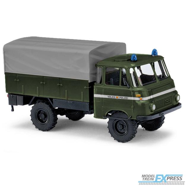 Busch autos 51658 1/87 ROBUR LO 1801 A VOLKSPOLIZEI 1968