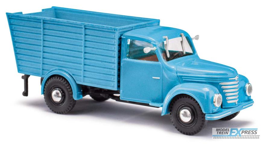 Busch autos 52098 1/87 FRAMO V901/2 TIERTRANSPORTER BLAU 1954 (4/24) *