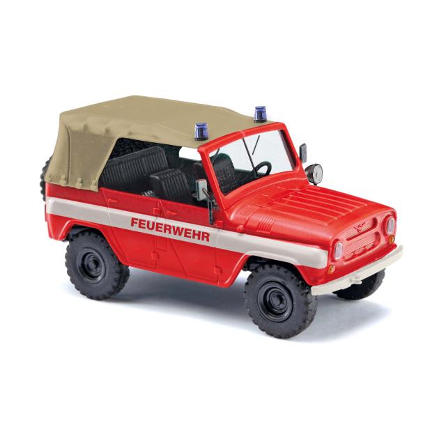 Busch autos 52125 UAZ 469, FEUERWEHR H0