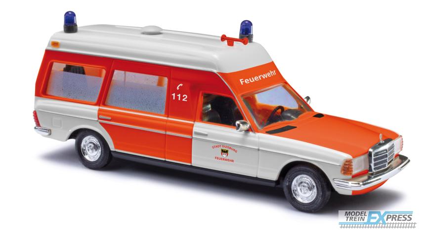 Busch autos 52211 1/87 MERCEDES VF 123 MIESEN FW DUISBURG 1977