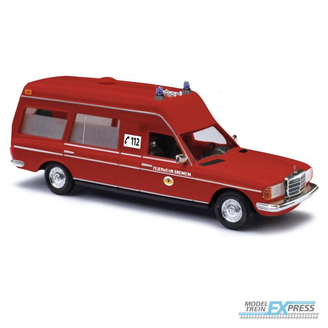 Busch autos 52218 1/87 MERCEDES VF 123 MIESEN FEUERW. BREMEN 1977