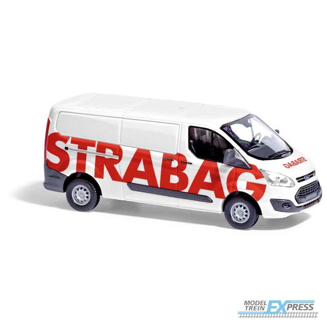 Busch autos 52442 1/87 FORD TRANSIT CUSTOM STRABAG (08/25) *