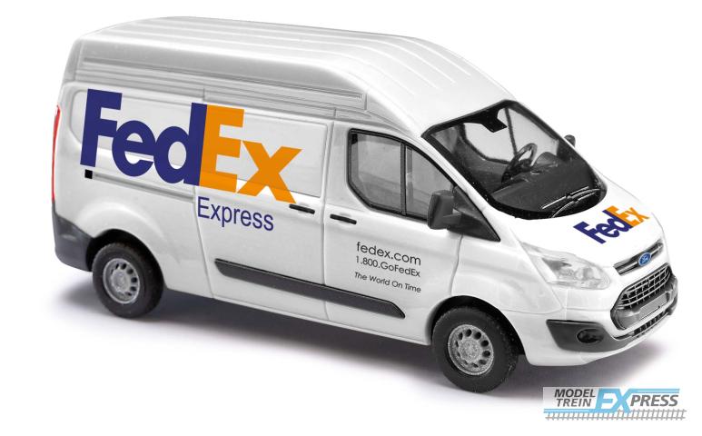 Busch autos 52516 1/87 FORD TRANSIT CUSTOM HD FEDEX