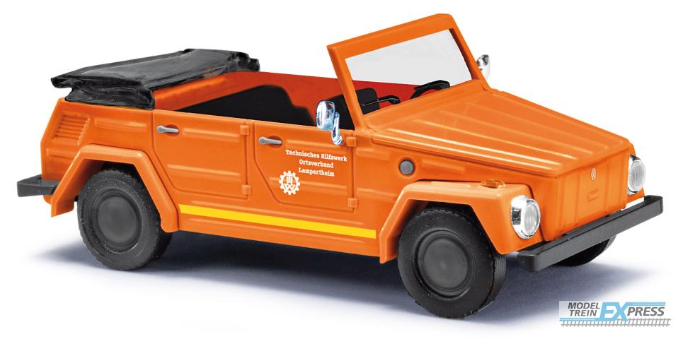 Busch autos 52716 1/87 VW 181 KURIERWAGEN THW KATASTROPHEN 1970