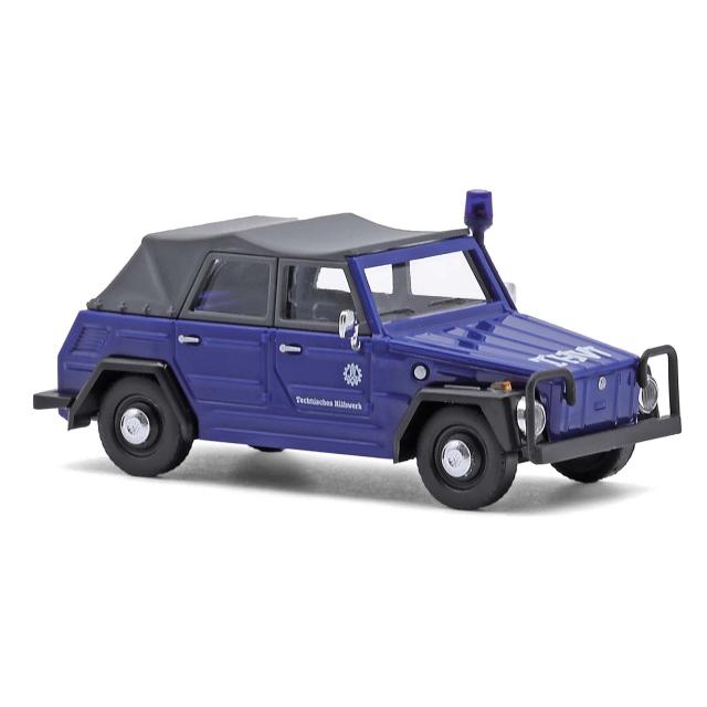 Busch autos 52732 1/87 VW 181 THW, BLAU