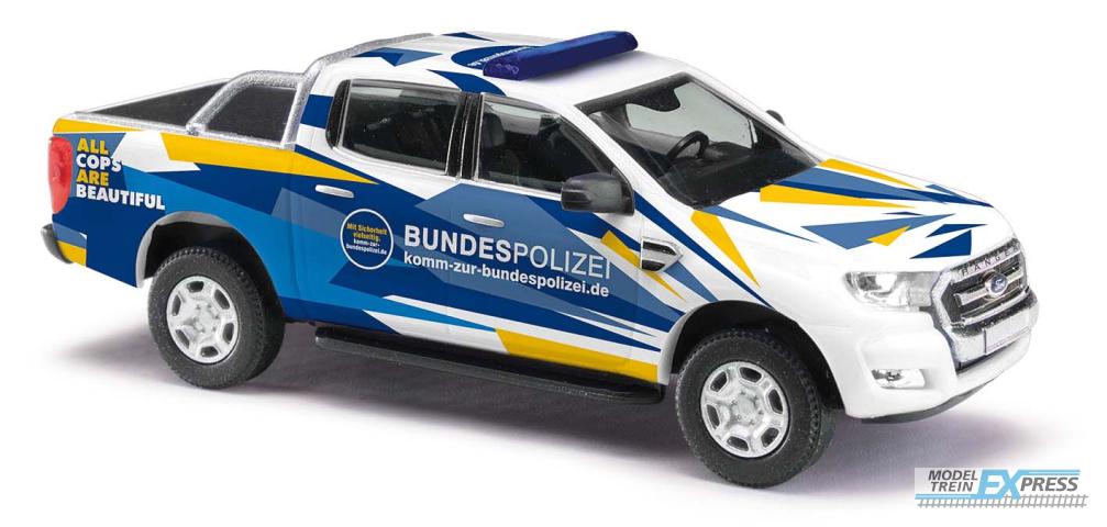 Busch autos 52822 1/87 FORD RANGER M. ABDECKUNG BUNDESPOLIZEI 2016