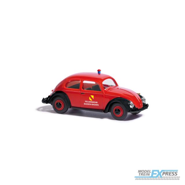 Busch autos 52913 1/87 VW KÄFER BREZELFENSTER FW BADEN-BADEN 1952