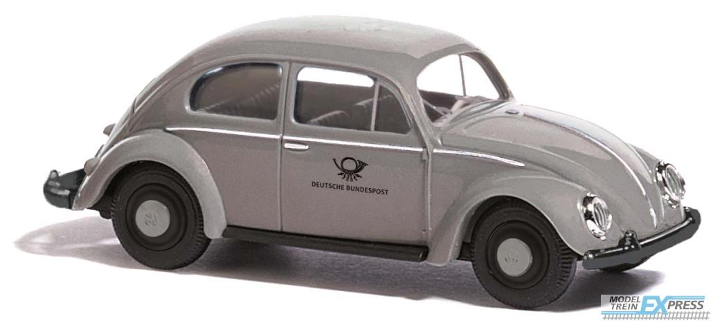 Busch autos 52964 1/87 VW KÄFER OVALFENSTER GRAU DBP 1955