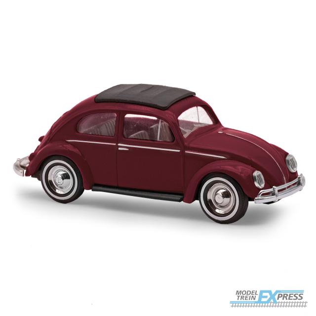 Busch autos 52991 1/87 VW KÄFER OVAL, ROT (04/25) *