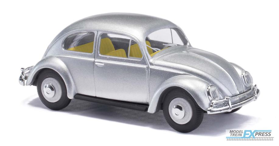 Busch autos 52999 1/87 VW KÄFER OVALFENSTER EXP. SILBERMETALIC 1955