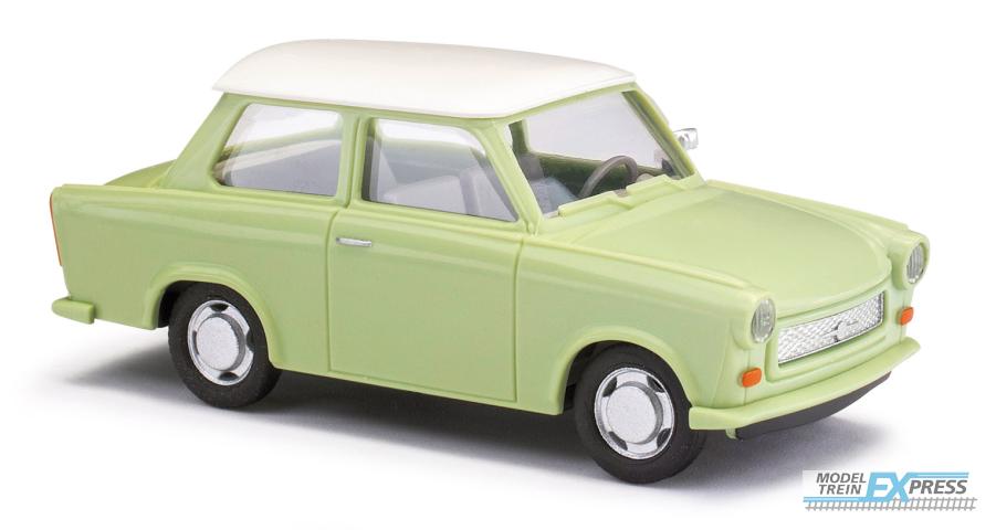 Busch autos 53106 1/87 TRABANT P601 LIMO PASTELGRÜN WEIß DACH1964
