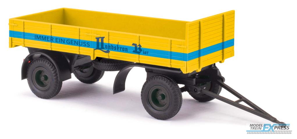 Busch autos 53322 1/87 IFA HL 80 ANHÄNGER LANDSKRON BRA