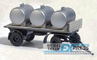 Busch autos 53326 1/87 IFA HL 80 ANHÄNGER MIT WASSERTANK
