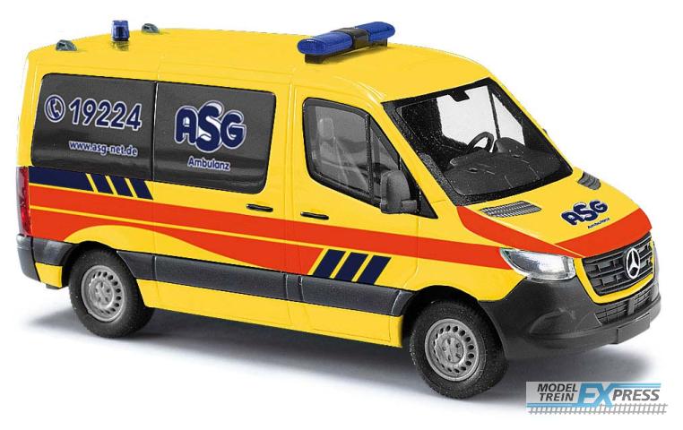 Busch autos 53457 1/87 MERCEDES-BENZ SPRINTER ASG AMBULANZ 2018