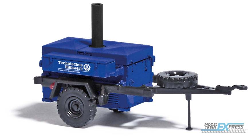 Busch autos 53606 1/87 HL10.00 ANHÄNGER THW DIPPOLD