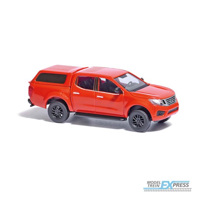 Busch autos 53707 1/87 NISSAN NAVARA MIT HARDTOP ROT 2015