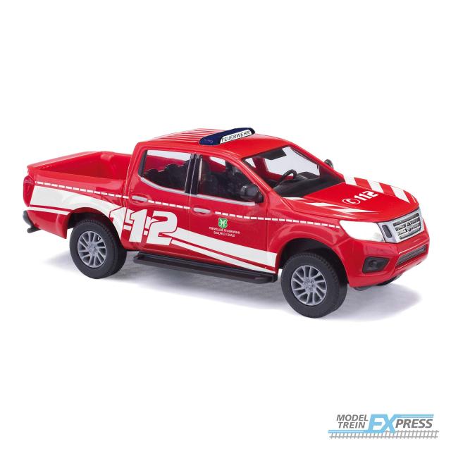 Busch autos 53722 1/87 NISSAN NAVARA FEUERWEHR SAALFELD 2015