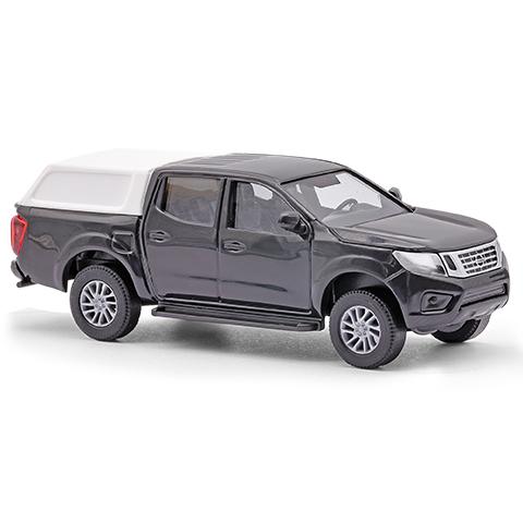 Busch autos 53733 1/87 NISSAN NAVARA, BLACK&WHITE