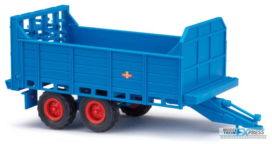 Busch autos 53802 1/87 FORTSCHRITT T 088 MISTSTREUANHÄNGER BLAU 1971