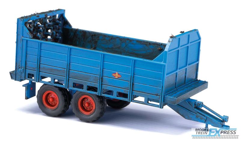 Busch autos 53805 1/87 FORTSCHRITT T 088 ANHÄNGER MISTBELADUNG 1971