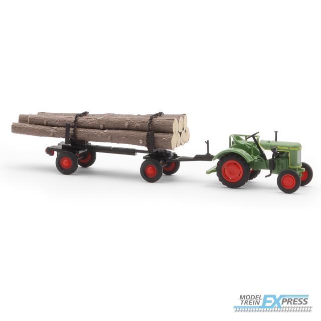 Busch autos 54152 1/87 FENDT F 15 MIT ANHÄNGER (04/25) *