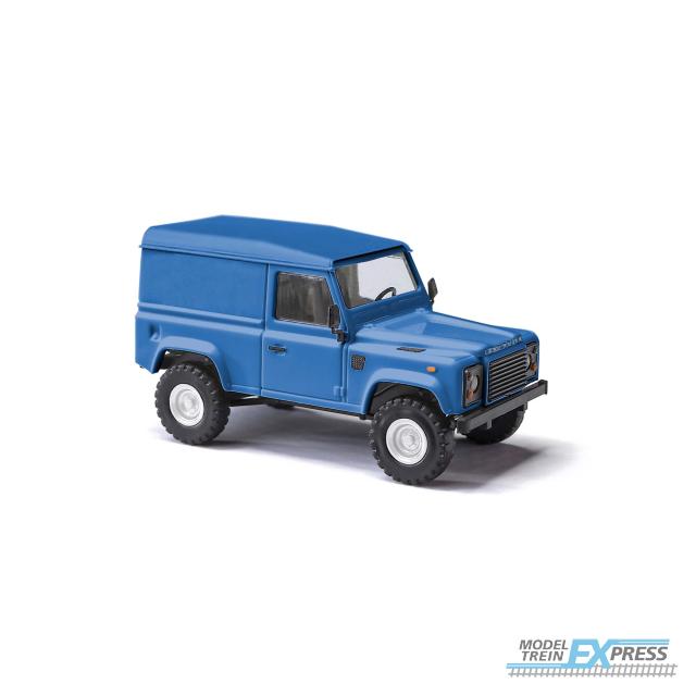 Busch autos 54350 1/87 LAND ROVER DEFENDER 90 KASTEN BLAU 1983