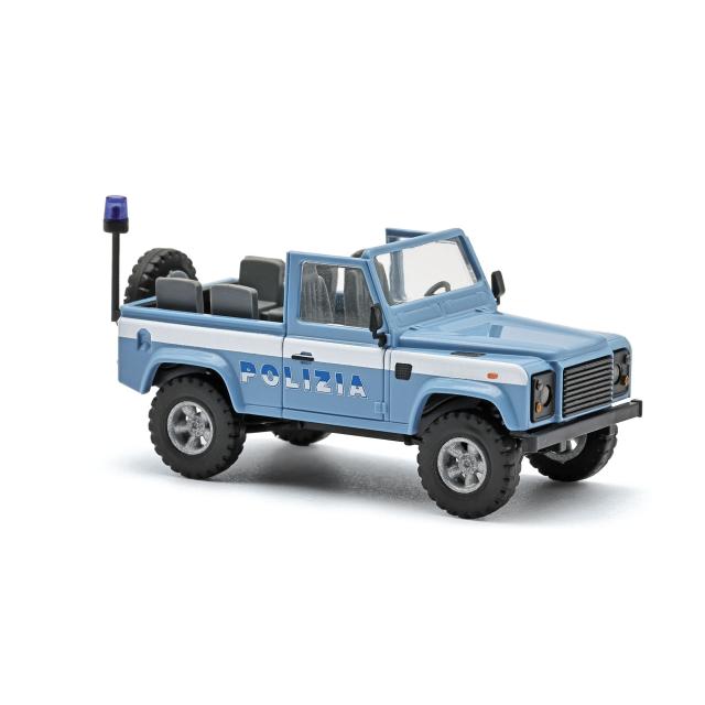 Busch autos 54397 1/87 LAND ROVER 90, POLIZIA