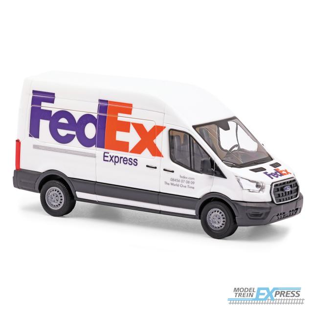 Busch autos 54510 1/87 FORD TRANSIT 2014, FEDEX (08/25) *