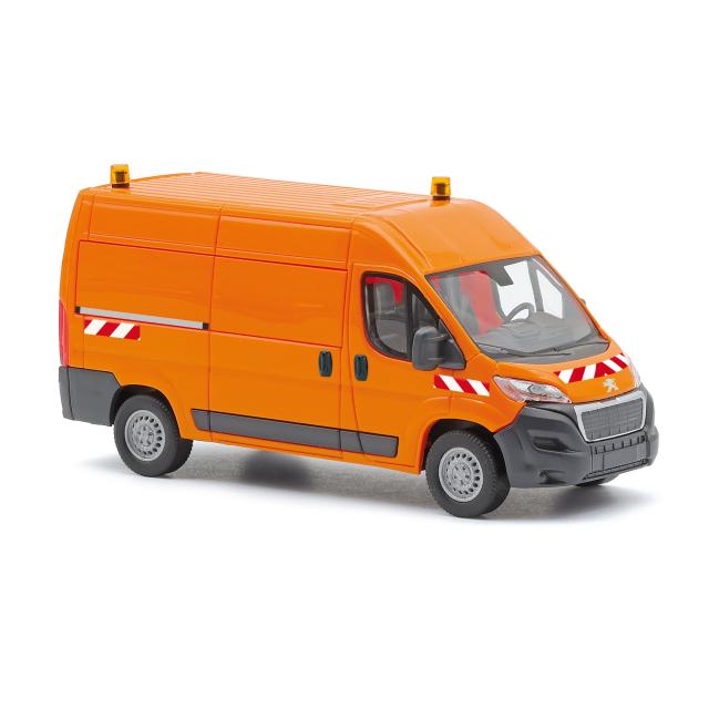 Busch autos 54613 1/87 PEUGEOT BOXER, ORANGE