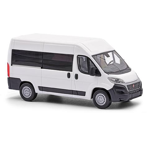 Busch autos 54650 1/87 FIAT DUCATO BUS, WEIß